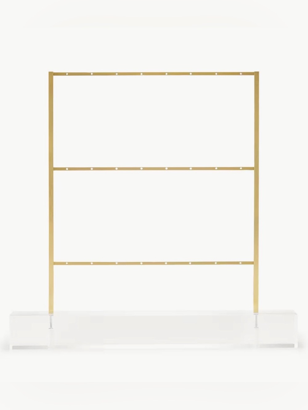 Kendra Scott Post Earring Ladder Jewelry Stand - Gold and Clear